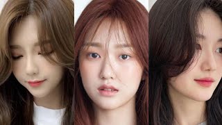 Korean Haircut With Certain Bangs|Modern Haircut Idea For Girl2021Korean Hairstyle #Koreanhairstyle