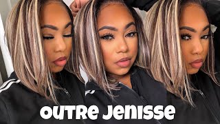 Outre Hd Lace Front Wig Perfect Hairline Fully Hand-Tied 13X4 Lace Wig Jenisse | Samsbeauty.Com