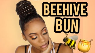 Beehive Bun | Natural Hairstyles | Updos