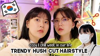 Cozy & Chill Week In My Life: New Hairstyle (Hush Cut) In Korea, Organizing & Cooking | Q2Han
