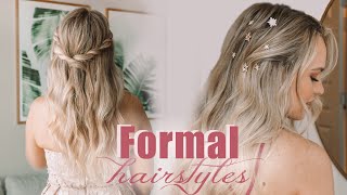 4 Easy Prom And Wedding Hairstyles! - Kayleymelissa