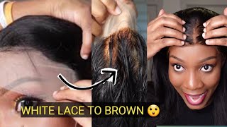 ‼️ White Lace To Brown Skin Like Lace Bleach Knots Quickly Ft Allovehair