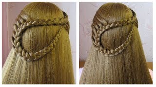 Quick Easy Hairstyle For Girls ♥️ New Trending Hairstyle ♥️ Coiffure Avec Tresse ♥️ Facile Et Rapide