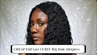 Affordable Aliexpress Full Lace Curly Wig Review| Perfect Wig For Protective Styling!