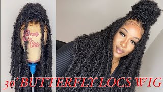 How To: 30 Inch Butterfly Locs Wig Start To Finish| Prettymizzc