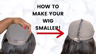 How To Make A Wig Smaller *Using A Sewing Machine*