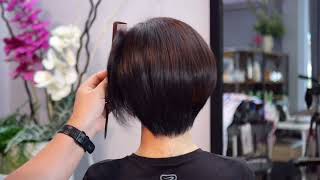 Beautiful ❤️ Haircut Hairstyle Bob Haircut Short Haircut Tutorial