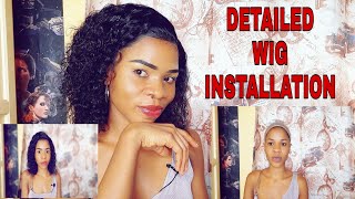 Best Affordable Pixie Bob Curly Hair || 13×4 Lace Frontal Wig Easy Installation No Work Needed