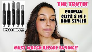 *New* Purplle Glitz 5 In 1 Hair Styler I Dyson Dupe?? I Honest Review I Must Watch I Shreya Jain