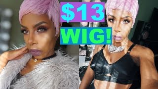 Pastel Pink Pixie Cut! $13 New Fave Wig! Freetress Hailey