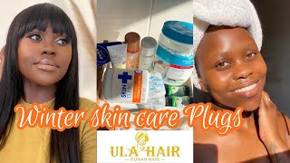 Affordable Winter Skincare For A Glow 2022 + Protective Clueless Bang Wig Ulahair #Skincare