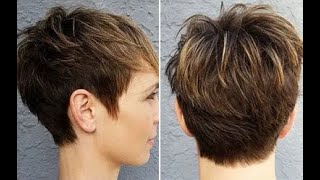 Very Short Layered Pixie Haircut For Women | How To Cut Pixie Hair