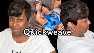 Almost Went Wrong!!! Quick Weave | Pixie  Cut