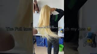 The Ultimate Flawless Blonde Full Lace Wig Before Install Hair Lifestyle #Blondehair #Shorts #Foryou