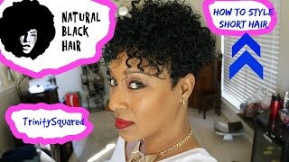 How To: Natural Hair 3C/4A Tapered Hair / Styling / Product Update