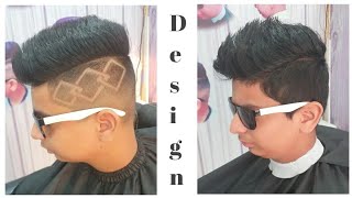 Trending Design Tattoo Hairstyle || Hair Styler Gulbahar || Before And After Look Hairstyle #Shorts