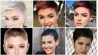 Stylish Short Pixie Hairstyle & Haircuts For Women'S#2022