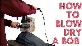 How To Blow Dry A Bob Haircut Stacked Bob