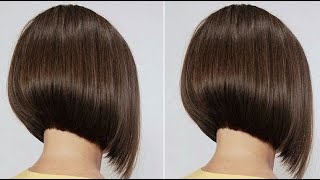 Short Layered Bob Haircut Step By Step | Precision Bob Cut | Short Hairstyles Women 2021