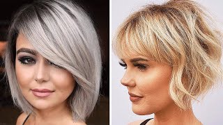 Women Short Haircut | Shoulder Length Bob Haircuts For Women | Pretty Hair