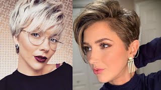 Awesome Short Haircut Ideas For Women'S Over 40/Women'S Short Pixie Haircut Style/Boy Cut