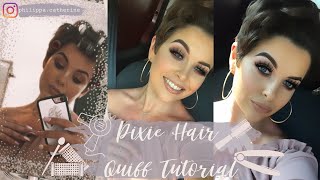 Quiff/Pompadour Pixie Hair Styling And Drying Tutorial!!! | Philippa.Catherine