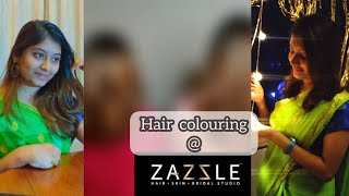 Hair Styling @ Zazzle/Hair Colouring/Tamil/Cantonement Trichy/Balayage Style/Sonas World