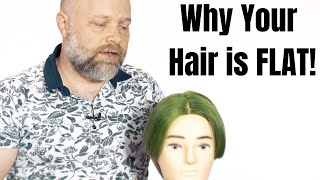 Why Your Hair May Be Too Flat - Thesalonguy