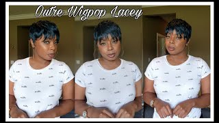 My New Fave Pixie Cut Wig  | Outre Wigpop Lacey | Dr Jade Blue