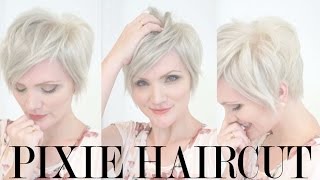 Behind The Scenes: Pixie Haircut And Platinum Color