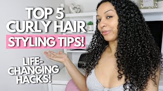 5 Life-Changing Natural Curly Hair Styling Tips! | Uk Curly Girl
