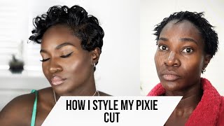 #Pixicut#Howtostylepixicut How To Mold & Style Pixie Cut| Short Hair At Home! (Beginner Friendly)