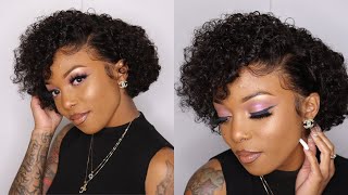 Perfect Curly Pixie Cut Wig! Ft. Victoria'S Wig | Xmscarey