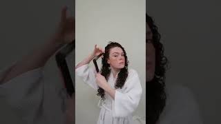 Curly Hair Styling Routine #Shorts