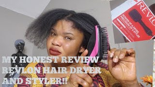 I Try Revlon Salon One - Step Hair Dryer And Styler / Does It What The Money ? #Viral #Revlon