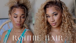 How To Curl Your Hair With A Wand Tight Curls Ft. Ronnie 360 Lace Frontal Wig Tutorial