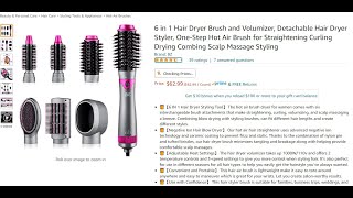 Bz 6 In 1 Hair Styler Amazon Review| Necabae