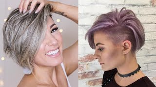 New Trendy Undercut Long Pixie Haircut And Hairstyles// Short Pixie Hairstyles For Women'S