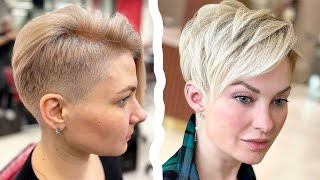 Women Latest Short Pixie Haircuts Transformation 2022 | Short Pixie Haircut
