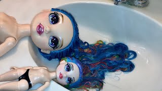 Rainbow High Giant And Little Amaya Dolls Makeover! Hair Styling Runway Friend And Series 2