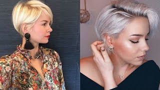 Women Short Pixie Haircut Ideas Most Viral Haircut Transformation/Fine Pixie Looks 2022
