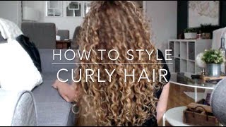 Curly Hair Styling Routine-Soft, Defined Curls