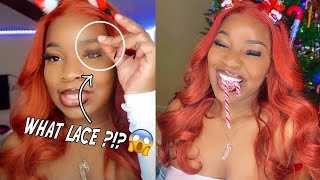 Watch Me Melt This Hd Lace Frontal Wig! Bomb Eve Red Wig Human Hair Ft.Hairvivi