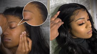 What Lace ? Hd Lace Frontal Install Tutorial | Wiggins Hair