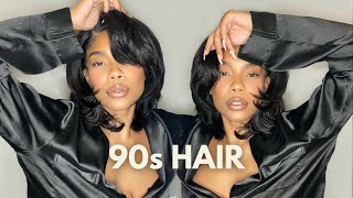 Short 90S Inspired Hd Lace Frontal Wig  Ft. Omgherhair