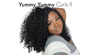#Yummyextensions New Curly Burma Raw Hair | How I Blend Extensions And Natural 4A Hair