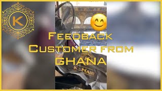 Raw Hair Vietnam Reviews: Ghana Custommer Feedback Best Service By Jasmine | K-Hair Vietnam