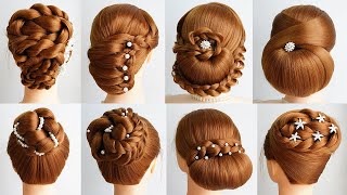 Top 10 Easy Bun Hairstyles For Long Hair | Simple Hairstyles For Wedding Party