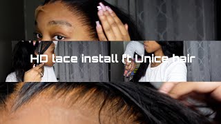 The Ultimate Melt From Start To Finish | Hd Lace Frontal Wig Install For Beginners Ft. Unice Hair