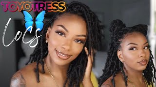 Crochet Butterfly  Locs  No Wrapping Illusion Method 45 Min Protective Style Ft. Toyotress